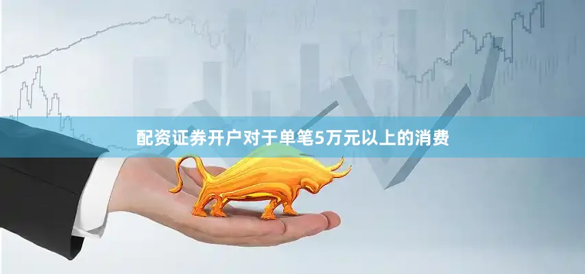 配资证券开户对于单笔5万元以上的消费